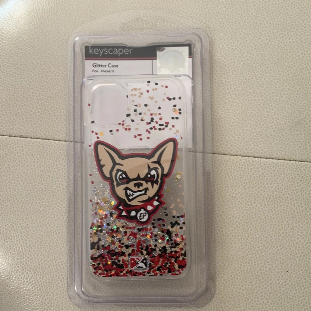 MiLB El Paso Chihuahuas Confetti Design iPhone 11 Clear Case NEW Collectable